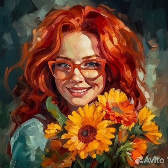 Портрет маслом, цифровой Челябинск