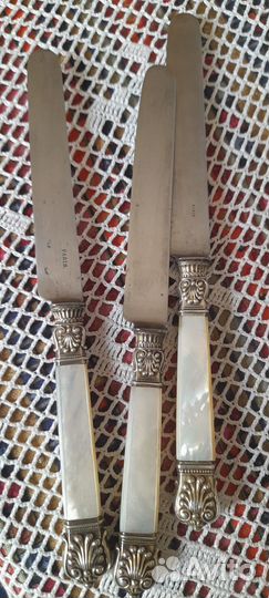 Антикварные приборы с перламутром