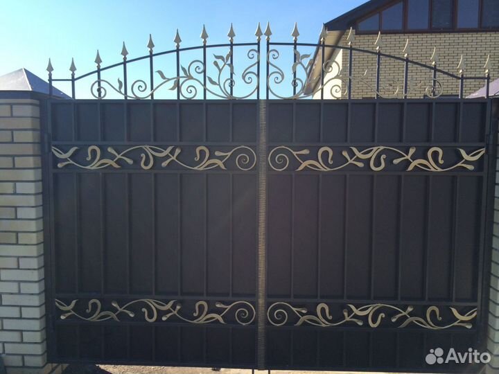 Ворота и калитка кованые