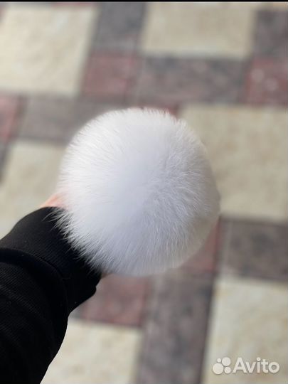 Помпоны меховые натуральные бесплатное доставка