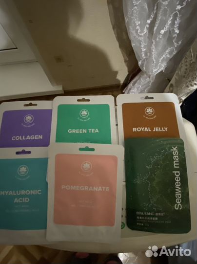 Набор тканевых масок для лица