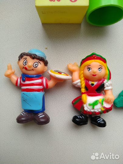 Фигурки колкий пластик СССР