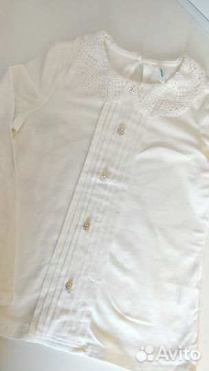 Школьная форма для девочки, юбка, блузка 122-146