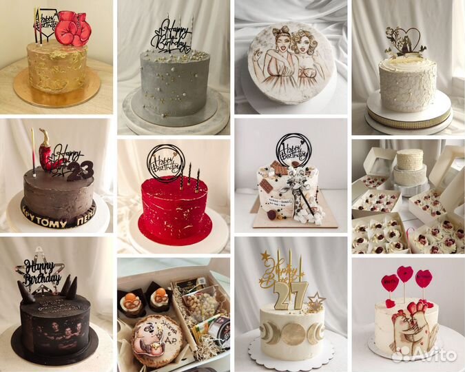 Бисквитные и муссовые торты для детей и взрослых