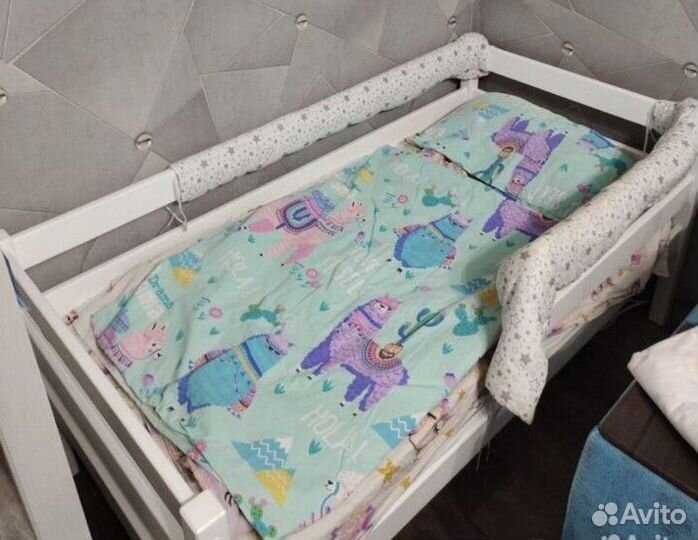 Детское постельное белье в детскую кроватку 140см