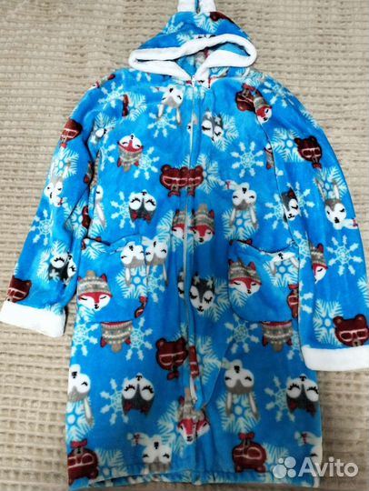 Детский махровый халат