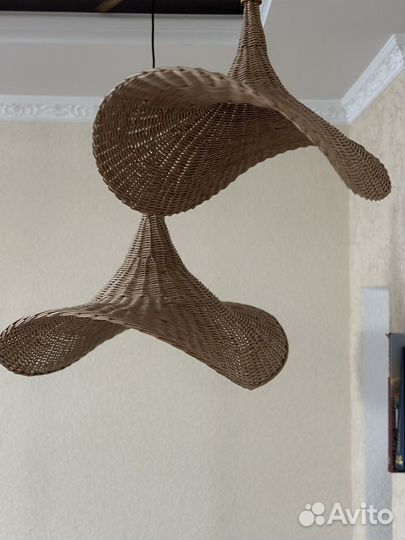 Абажур плетеный