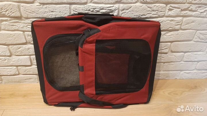 Домик переноска для домашних животных 60х45х40 см