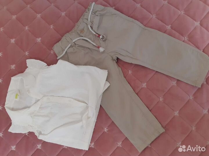 Блузка и брючки для девочки