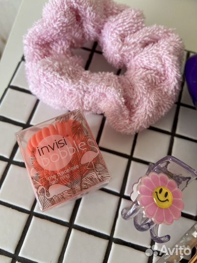 Набор для волос, заколки, резинки