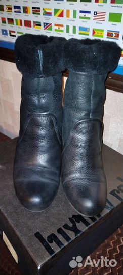 Ботинке зимние на танкетке