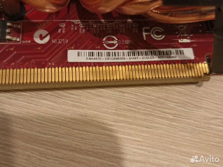 Видеокарта asus eah4870 512 mb