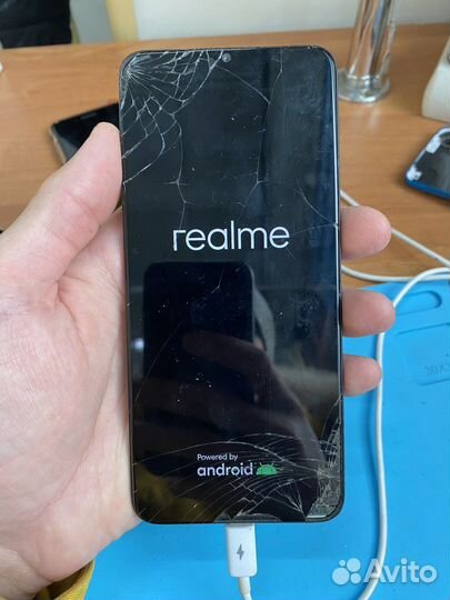 Битый Дисплей для Realme C3