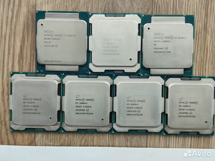 CPU LGA 2011-3 Intel Xeon E5 V3 V4 Бюджетные