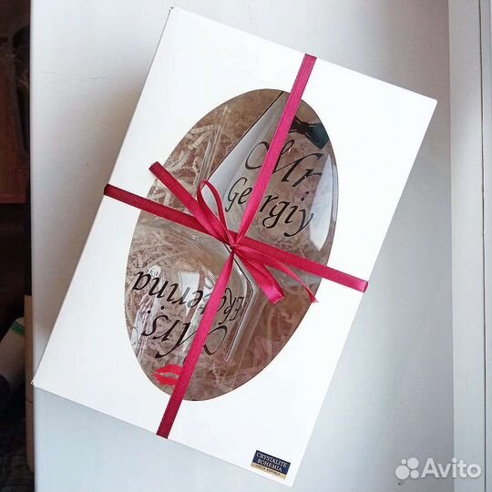 Бокалы на свадьбу годовщину