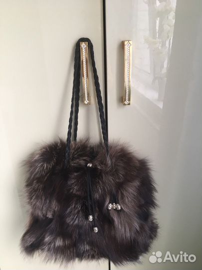 Cумка новая чернобурка