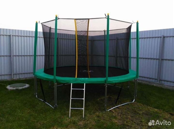 Батут с сеткой