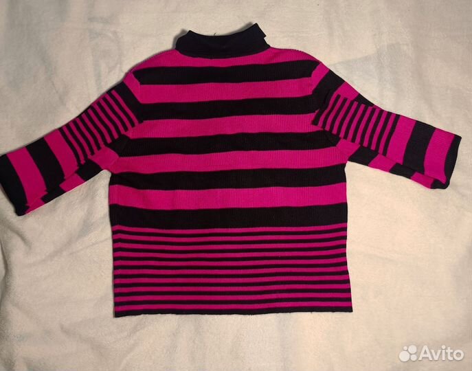 Кофта женская черно-розовая