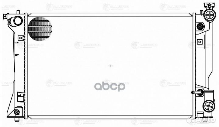 Радиатор охл. для а/м Toyota Avensis (03) 2.0i