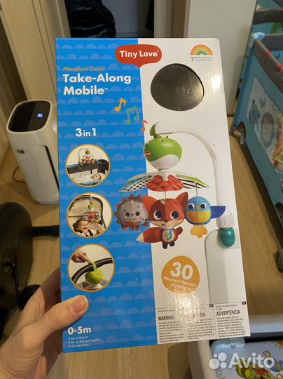 Мобиль на кроватку тини love