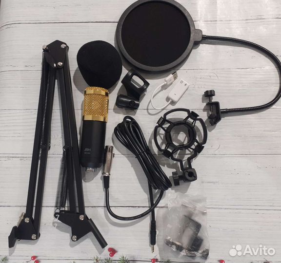 Микрофон конденсаторный BM800. Набор, новый