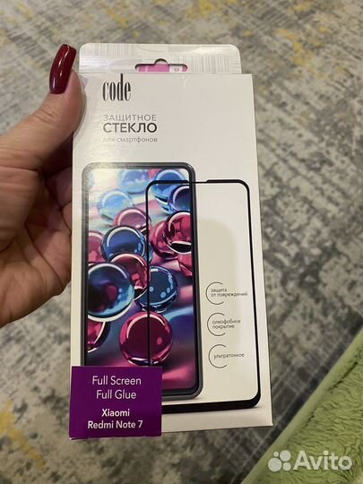 Защитное стекло redmi note 7