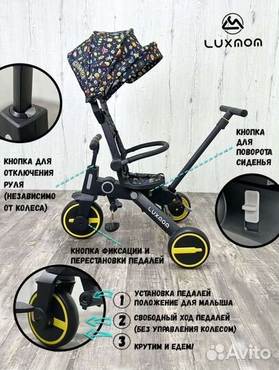 Новые складные велосипеды Luxmom
