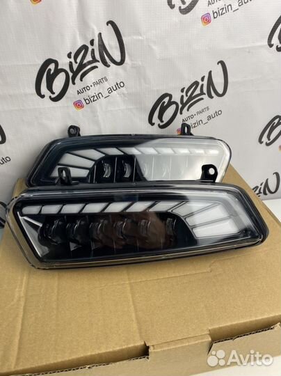 Led птф фары Фольсваген VW Polo V 2015 г 50 W