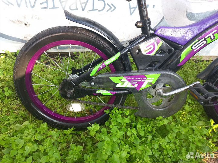 Детский велосипед stels 16