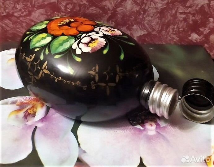 Фляга СССР, 1990г. Ручная роспись