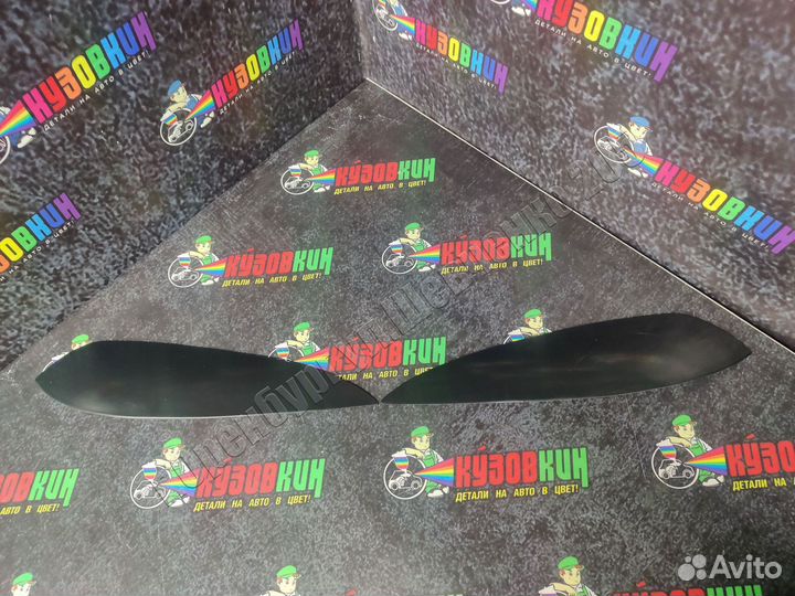 Накладки на фары реснички Chevrolet Lacetti седан