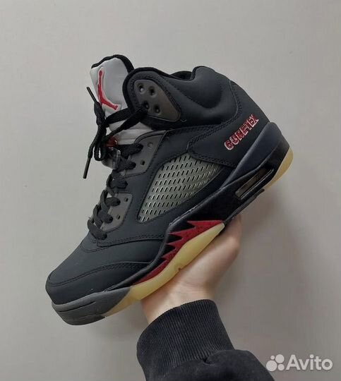 Nike air jordan 5 gore tex на руках