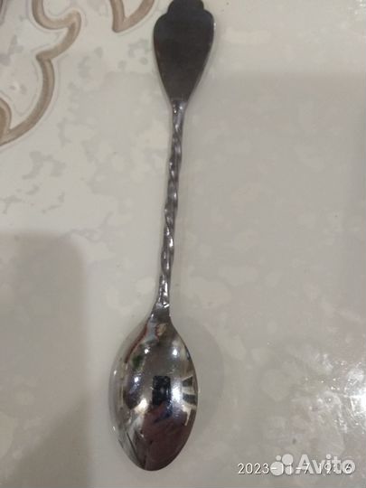 Новые ложки серебро,мельхиор