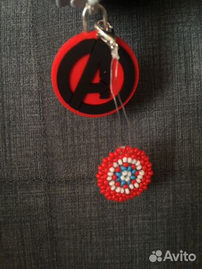 Щит капитана америки из бисера