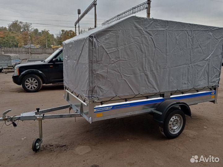 Прицеп Кремень31 3х1.5 с тентом 120 см