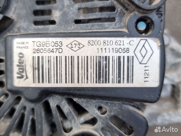 Генератор Logan Sandero Largus