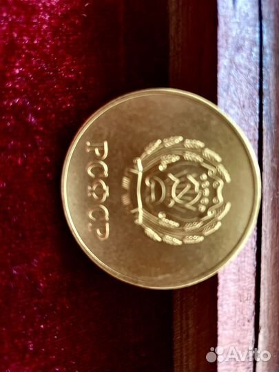 Золотая школьная медаль РСФСР