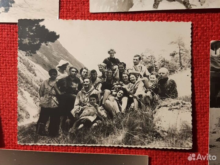 Фото «Альпинисты Эльбрус» 1958-60 г ссср/6шт