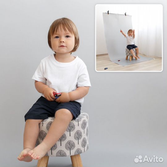 Пластиковые фотофоны 100 х 200см для фотосессий