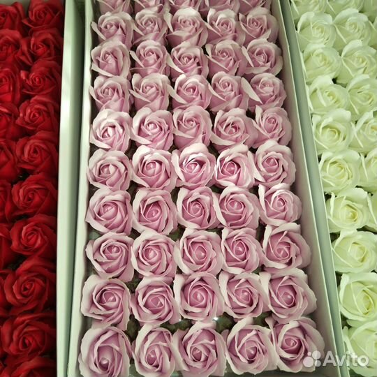 Мыльные розы 50 шт