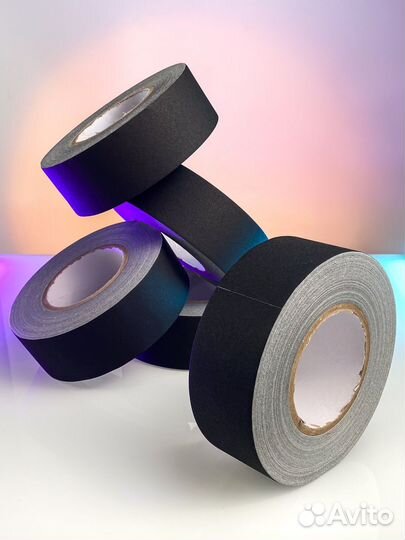 Тейп гаффер gaffer tape черный