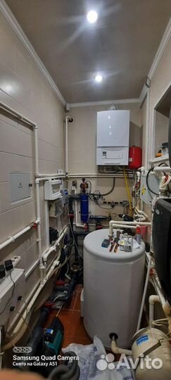 Ремонт газового котла, промывка системы