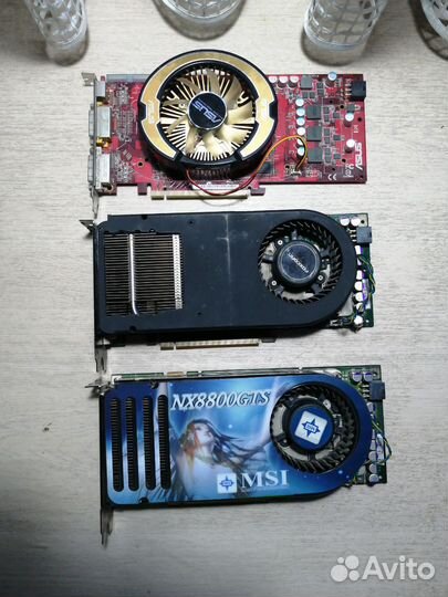 Много видеокарт PCI-e/AGP