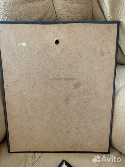 Чеканка медная СССР, картинка Котята с клубком