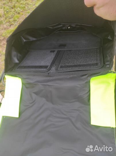 Сумка велосипедная decathlon объем 2х20 литров