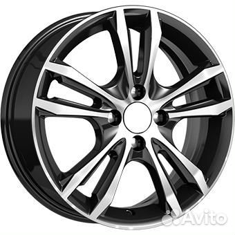 K&K Samara 6x16 4x108 ET47.5 DIA63.35 алмаз черный SK