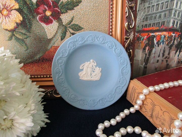 Тарелка яшмовый фарфор wedgwood