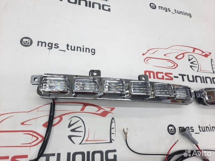 Диодные огни в губу B Mercedes G-class W463