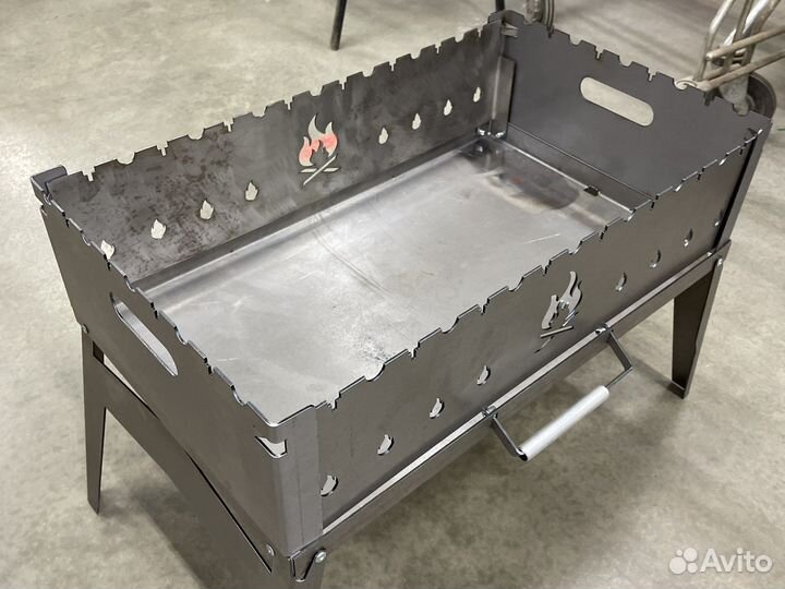 Мангал складной (дипломат) 2мм 55*34