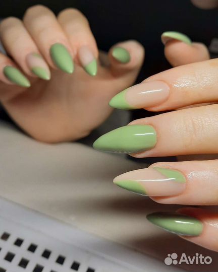 Наращивание ногтей, шеллак